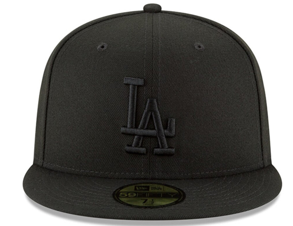 New Era Los Angeles Dodgers 59FIFTY Fitted Hat Black/Black/White
