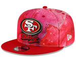 New Era San Francisco 49ers 2022 Sideline Ink Dye Snapback Cap