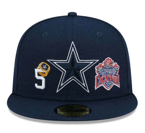 New Era, Accessories, New Era 59fifty Cap Hat Dallas Cowboys Rings  Champions Fitted