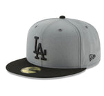 New Era Los Angeles Dodgers Storm Gray Basic 59fifty Fitted Cap