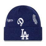 New Era Los Angeles Dodgers Royal Identity Cuffed Knit Beanie