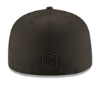 New Era Los Angeles Rams Blacked Out 59fifty Fitted Cap