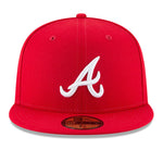 New Era Atlanta Braves Scarlet Fashion Color 59fifty Fitted Cap