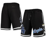 Pro Standard Los Angeles Dodgers Black Team Shorts