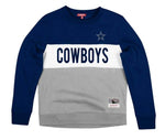 Mitchell and Ness Dallas Cowboys  Women’s Color Block Pullover Sweatshirt
