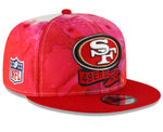 New Era San Francisco 49ers 2022 Sideline Ink Dye Snapback Cap