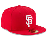 New Era San Francisco Giants  Scarlet Fashion Color 59fifty Fitted Cap