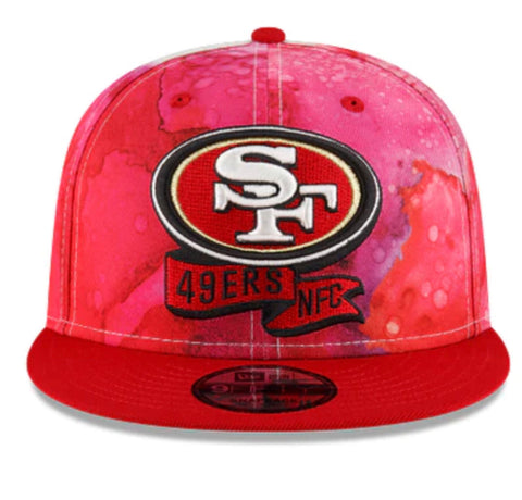 New Era San Francisco 49ers 2022 Sideline Ink Dye Snapback Cap